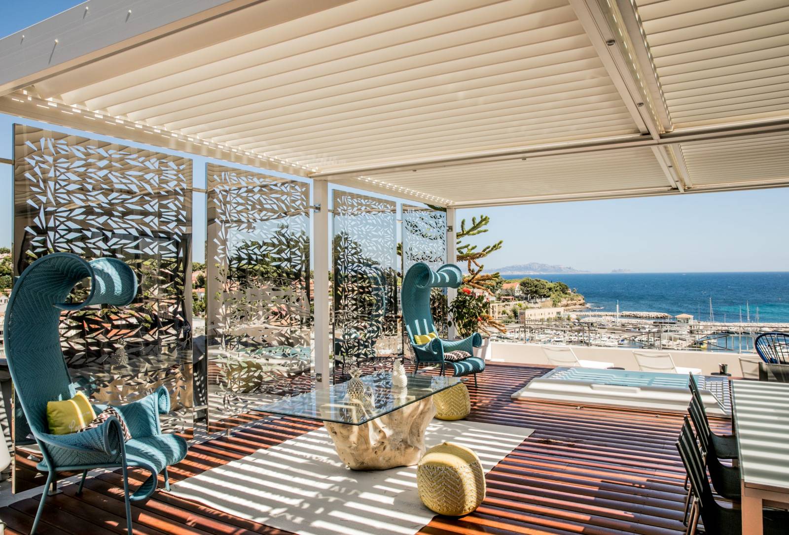 Claustra en aluminium design