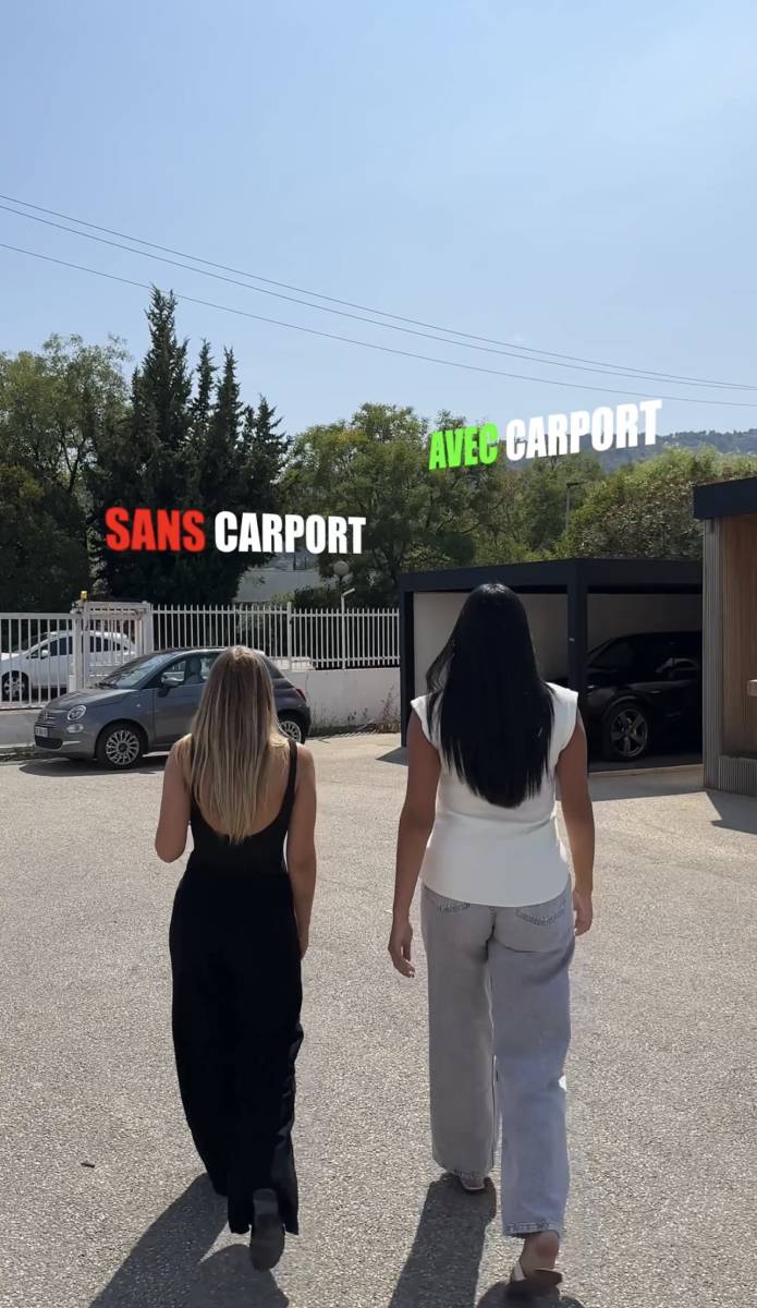 vidéo abri de voiture soleil au Lavandou 