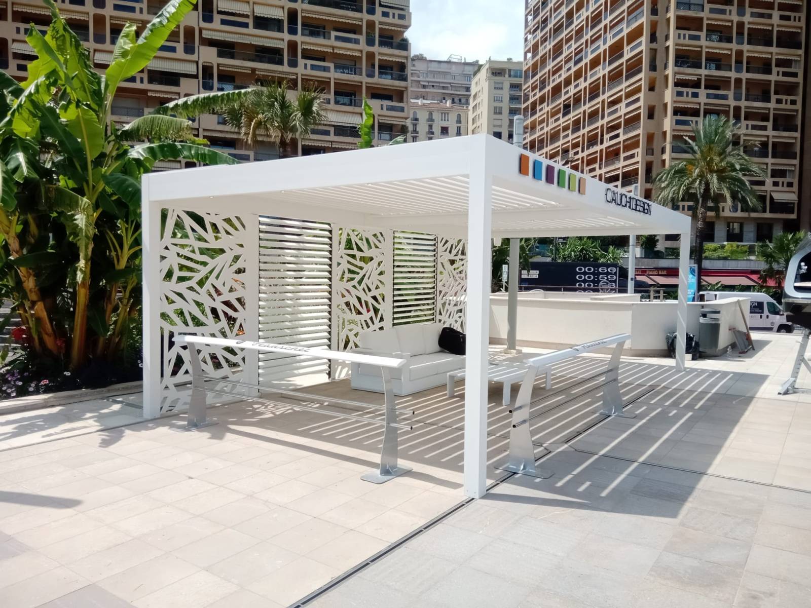 Claustra décoratif pour pergo en alu à Toulon 