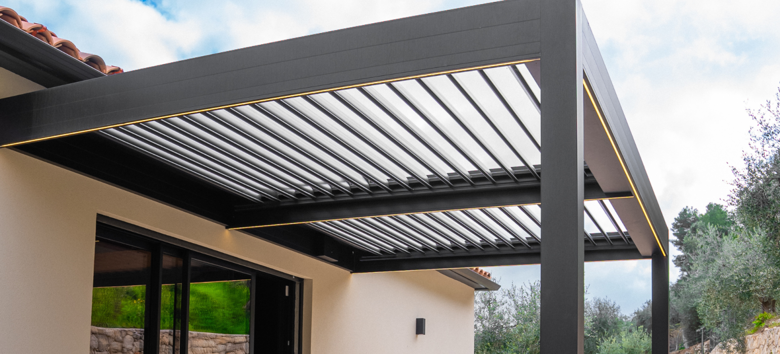 Pergola bioclimatique Ramatuelle 