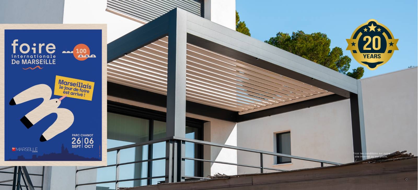 pergola foire de marseille