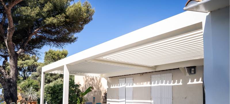 pergola blanche 8x4 le pradet