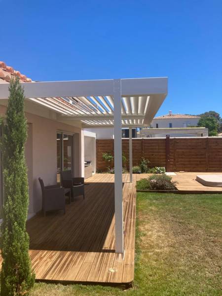 pergola adossée