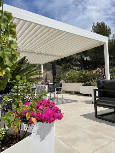 aménagement terrasse pergola bioclimatique