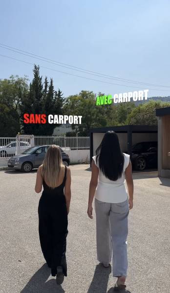 vidéo abri de voiture soleil au Lavandou 