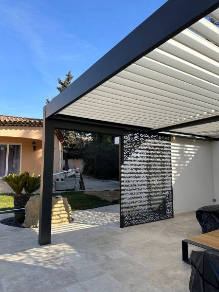 Claustra pour pergola en alu