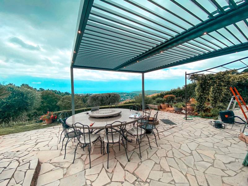Sol pour pergola