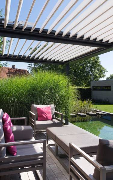 pergola en aluminium adossée 